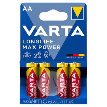 Varta Longlife Max Power 4db AA ceruza elem