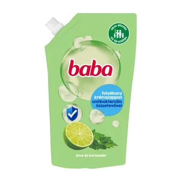 Baba folyékony szappan utántöltő 500ml antibakteriális lime és koriander