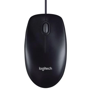 Logitech egér fekete vezetékes USB M100