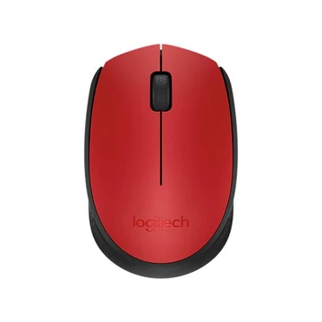 Logitech egér piros vezeték nélküli USB M171