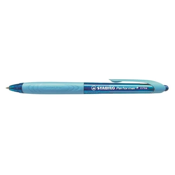 Stabilo golyóstoll 0.35 mm nyomógombos kék Performer+