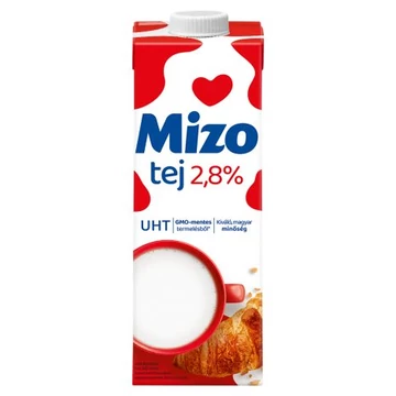 Mizo UHT 1L félzsíros tej 2,8% 