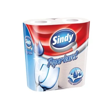 Sindy háztartási papírtörlő 2 tekercses 2 rétegű 50lap