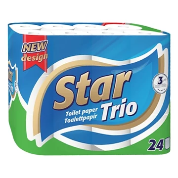 Star Trio wc papír 24 tekercs 3réteg