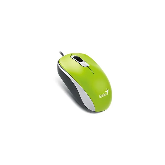 Genius egér zöld vezetékes USB DX120