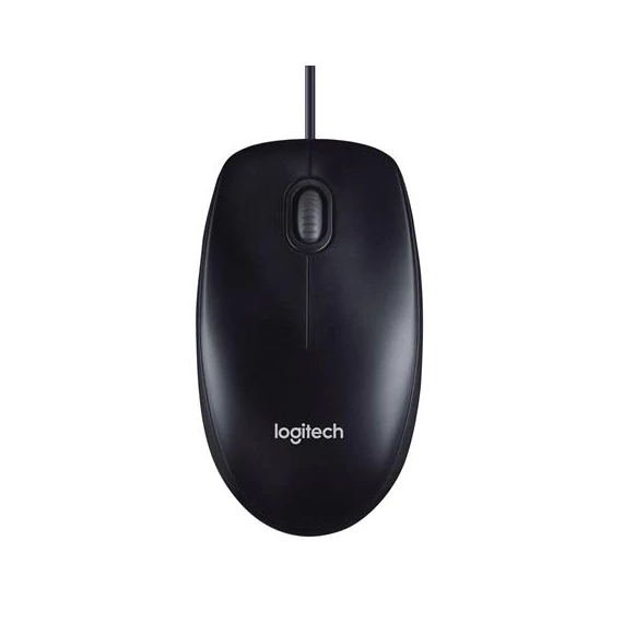Logitech egér fekete vezetékes USB M100