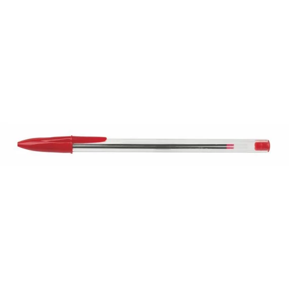 Victoria golyóstoll 0.7 mm kupakos piros