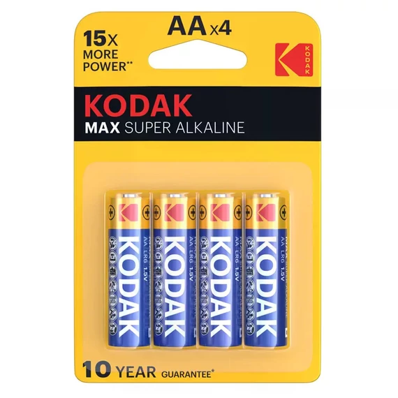Kodak Max Super Alkaline AA ceruza elem