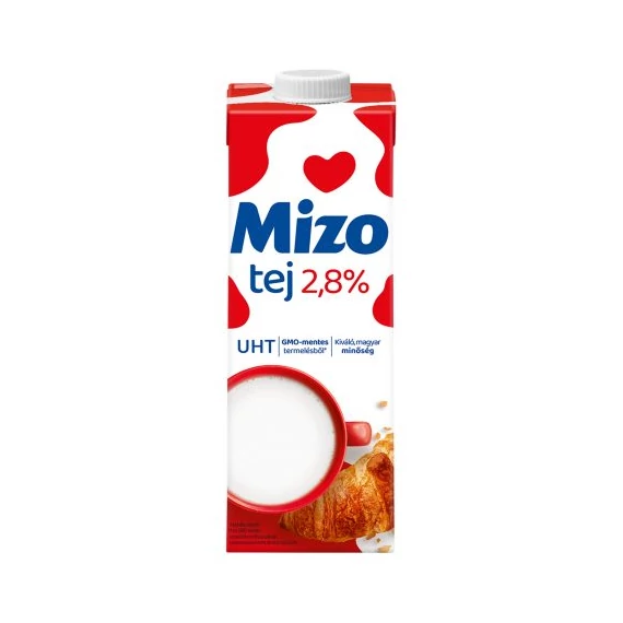 Mizo UHT 1L félzsíros tej 2,8% 