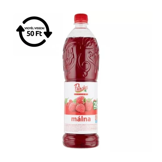 Pölöskei 1L Málna ízű szirup