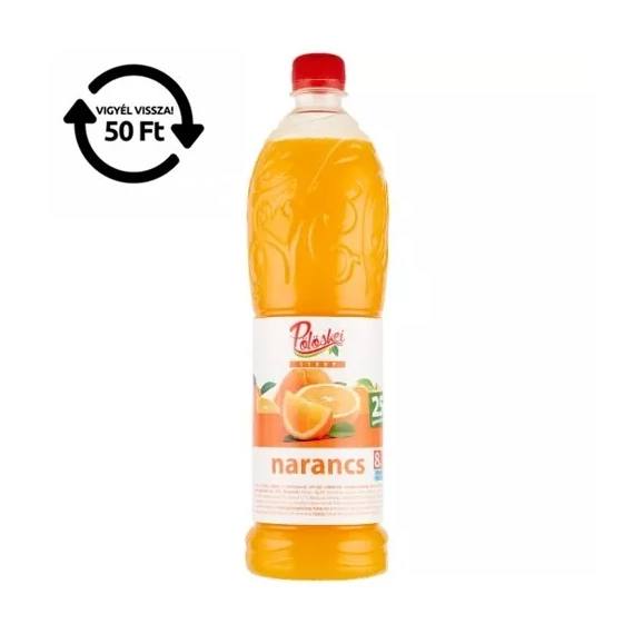Pölöskei 1L Narancs ízű szirup
